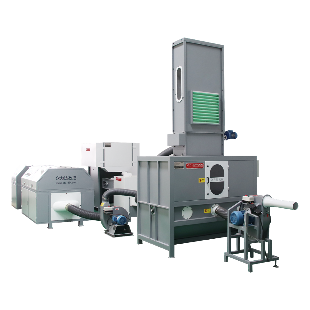 全自動(dòng)沙發(fā)軟墊混合定比定量填充生產(chǎn)線(xiàn)