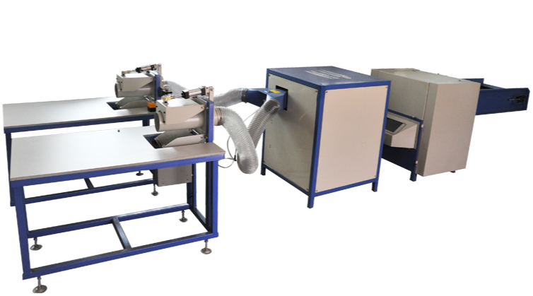 松棉臺(tái)式雙口定量填充線